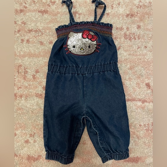 Hello Kitty 12m overall romper - Picture 1 of 2